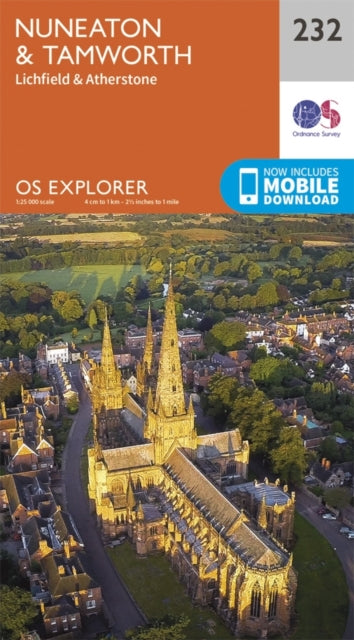 Book cover of: Nuneaton and Tamworth. By: Ordnance Survey