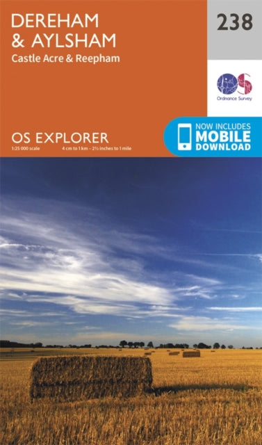 Book cover of: East Dereham and Aylsham. By: Ordnance Survey