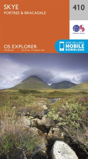 Book cover of: Skye - Portree and Bracadale. By: Ordnance Survey