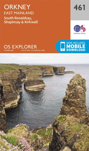 Book cover of: Orkney - East Mainland. By: Ordnance Survey