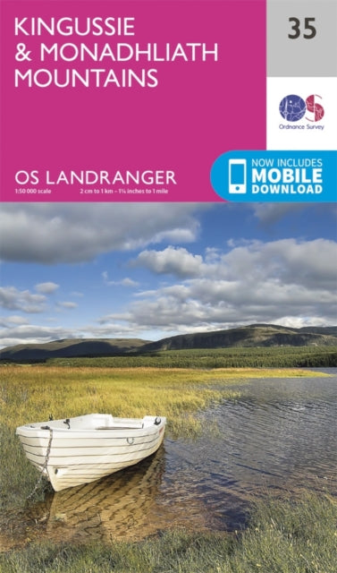 Book cover of: Kingussie & Monadhliath Mountains. By: Ordnance Survey
