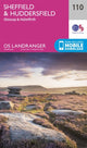 Book cover of: Sheffield & Huddersfield, Glossop & Holmfirth. By: Ordnance Survey