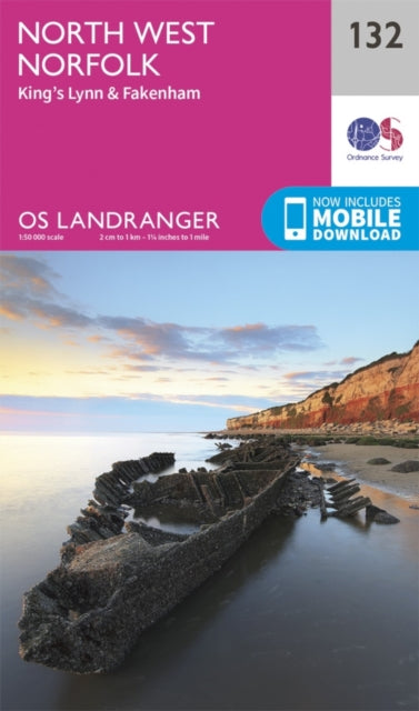Book cover of: North West Norfolk, King's Lynn & Fakenham. By: Ordnance Survey