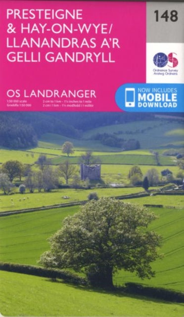 Book cover of: Presteigne & Hay-on-Wye / Llanandras A'r Gelli Gandryll. By: Ordnance Survey