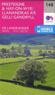 Book cover of: Presteigne & Hay-on-Wye / Llanandras A'r Gelli Gandryll. By: Ordnance Survey