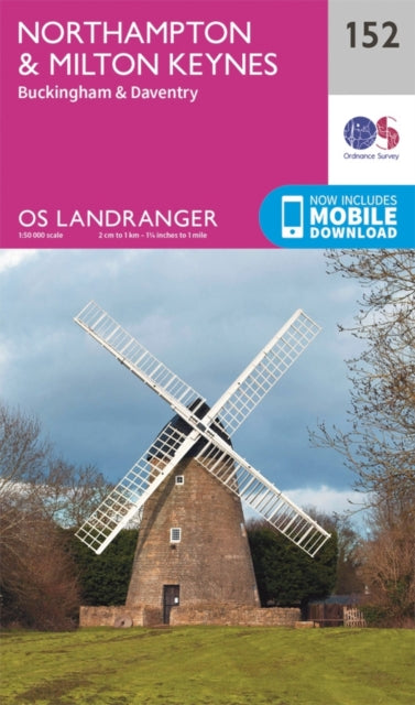 Book cover of: Northampton, Milton Keynes,Buckingham & Daventry. By: Ordnance Survey