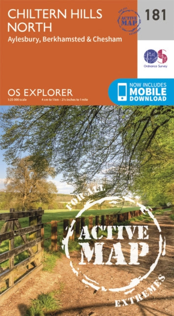 Book cover of: Chiltern Hills North. By: Ordnance Survey