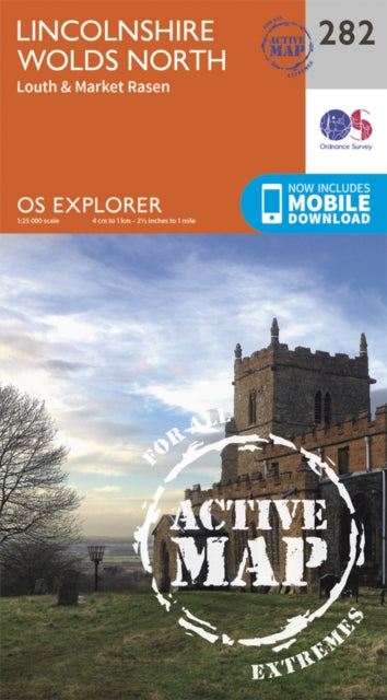 Book cover of: Lincolnshire Wolds North. By: Ordnance Survey