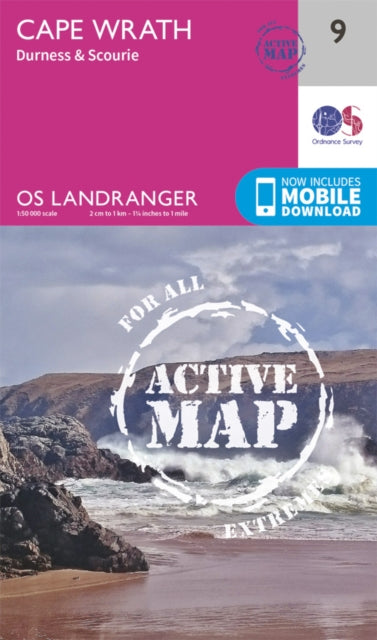 Book cover of: Cape Wrath, Durness & Scourie. By: Ordnance Survey