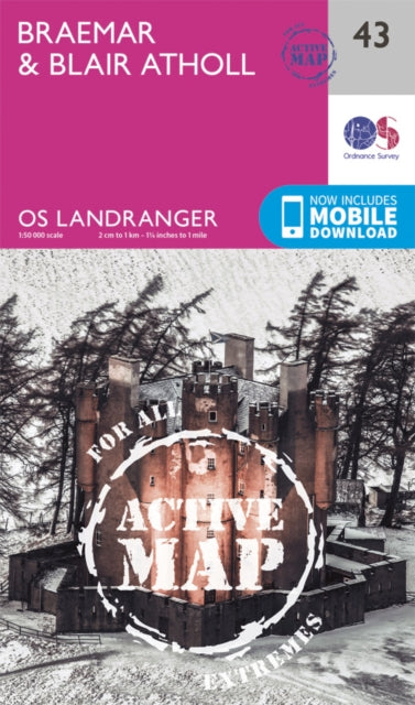 Book cover of: Braemar & Blair Atholl. By: Ordnance Survey