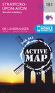Book cover of: Stratford-Upon-Avon, Warwick & Banbury. By: Ordnance Survey