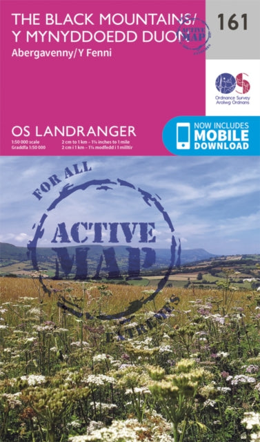 Book cover of: Black Mountains. By: Ordnance Survey