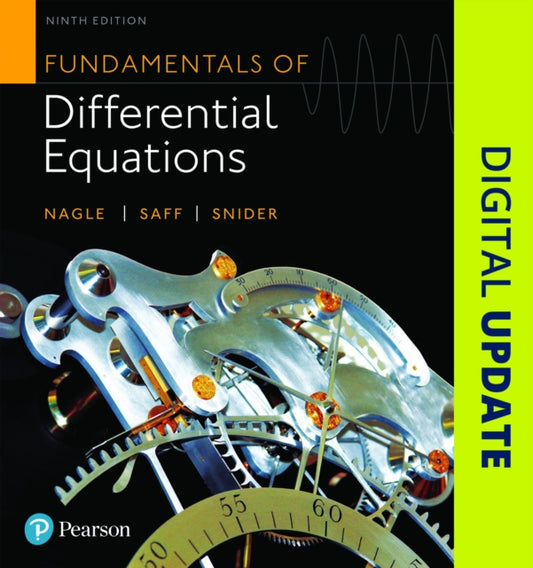 Book cover of: Fundamentals of Differential Equations. By: R. Kent Nagle