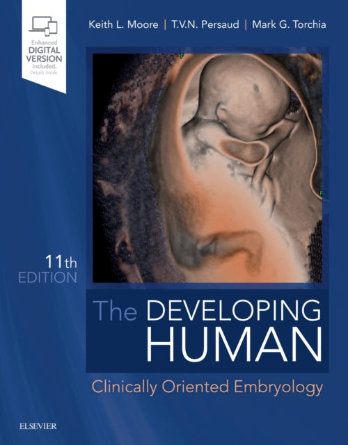 Book cover of: Developing Human. By: Keith L. Moore BA  MSc  PhD  DSc  FIAC  FRSM  FAAA