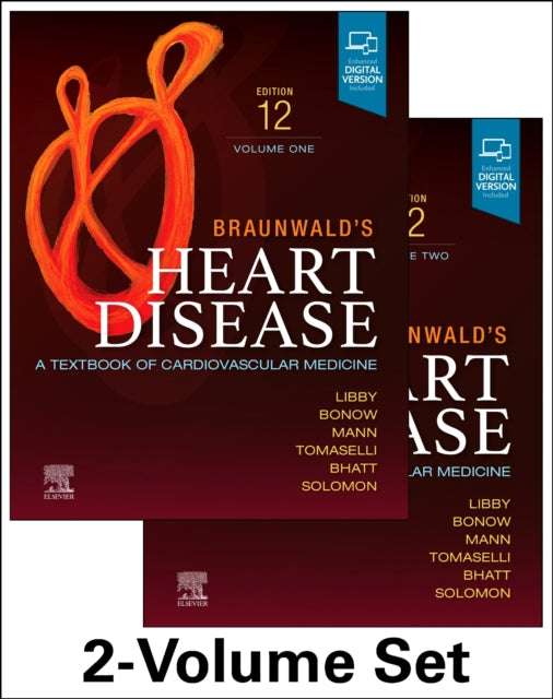 Book cover of: Braunwald's Heart Disease, 2 Vol Set. By: Peter Libby MD  PhD