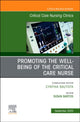 Book cover of: Promoting the Well-being of the Critical Care Nurse, An Issue of Critical Care Nursing Clinics of North America. By: Susan Bartos