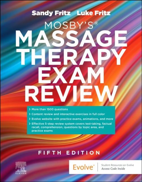 Book cover of: Mosby's® Massage Therapy Exam Review. By: Sandy Fritz