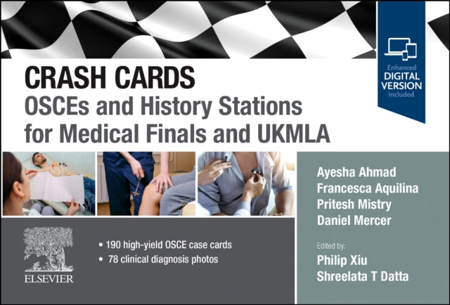 Book cover of: Crash Cards: OSCEs and History Stations for Medical Finals and UKMLA