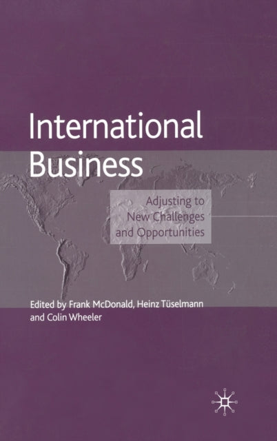 Book cover of: International Business. By: Frank McDonald