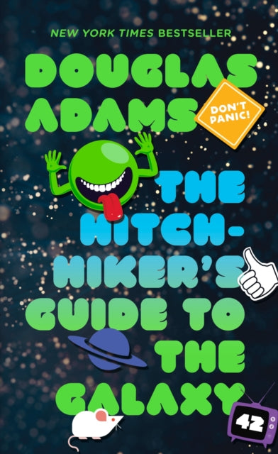 Book cover of: Hitchhiker's Guide to the Galaxy. By: Douglas Adams