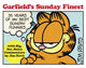 Book cover of: Garfield's Sunday Finest. By: Jim Davis