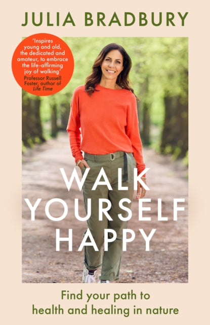 Book cover of: Walk Yourself Happy. By: Julia Bradbury