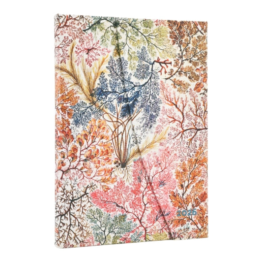 Book cover of: 2026 Anemone (William Kilburn) Midi 12-month Verso Hardcover Flexi Dayplanner 2026 (Wrap Closure). By: Paperblanks