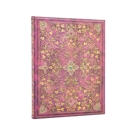 Book cover of: 2026 Diamond Jubilee (Sangorski & Sutcliffe) Ultra 12-month Vertical Hardcover Flexi Dayplanner 2026 (Elastic Band Closure). By: Paperblanks