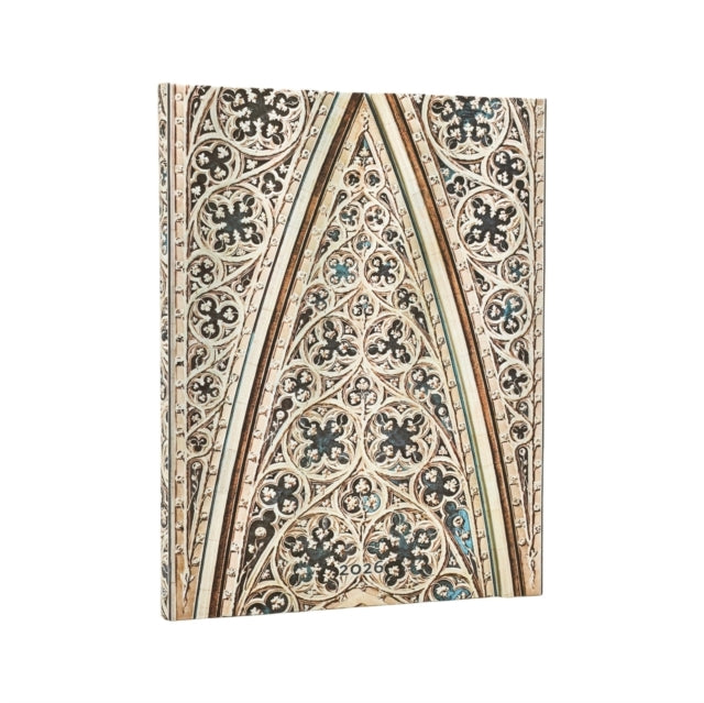 Book cover of: 2026 Vault of the Milan Cathedral (Duomo di Milano) Ultra 12-month Verso Hardcover Flexi Dayplanner 2026 (Wrap Closure). By: Paperblanks
