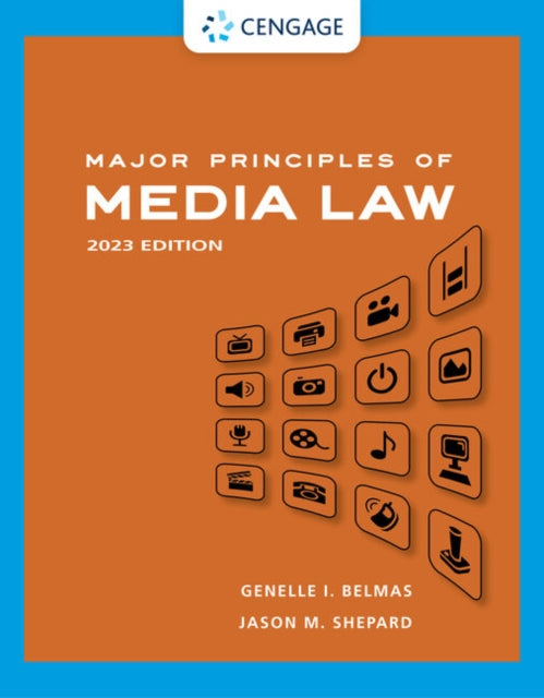 Book cover of: Major Principles of Media Law, 2023. By: Genelle Belmas