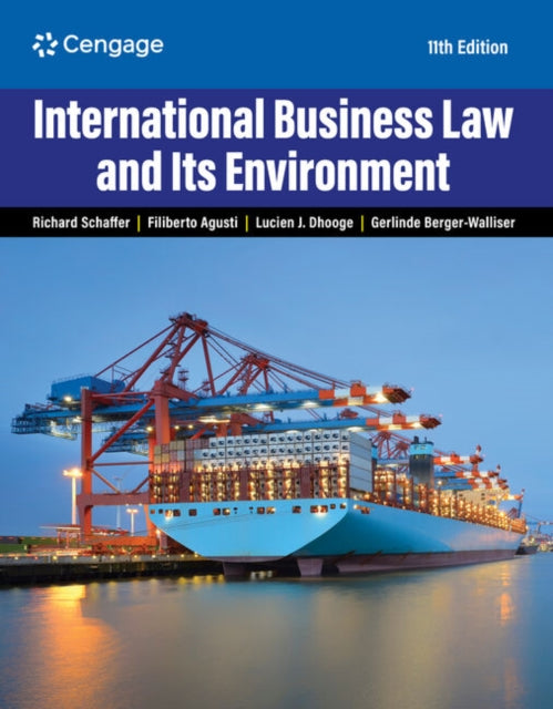 Book cover of: International Business Law and Its Environment. By: Richard Schaffer