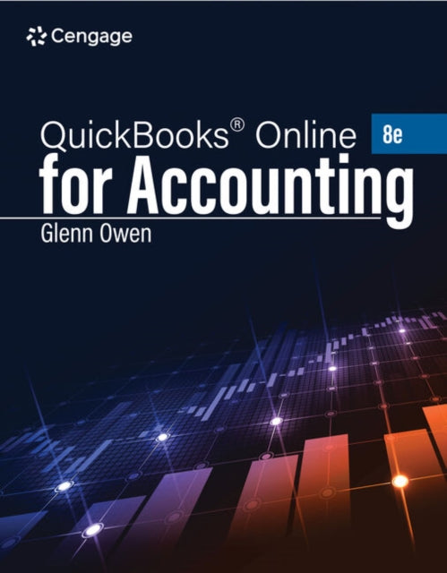 Book cover of: Using QuickBooksA® Online for Accounting 2025. By: Glenn Owen