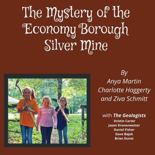 Book cover of: Mystery of the Economy Borough Silver Mine. By: Anya Martin