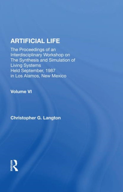 Book cover of: Artificial Life. By: Christopher G. Langton