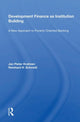 Book cover of: Development Finance as Institution Building. By: Jan Pieter Krahnen