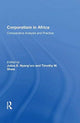 Book cover of: Corporatism in Africa