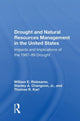 Book cover of: Drought And Natural Resources Management In The United States. By: William E. Riebsame