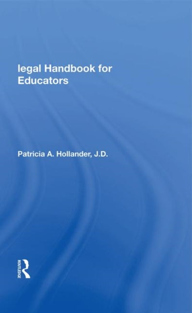 Book cover of: Legal Handbook For Educators