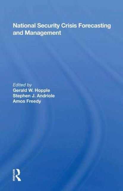 Book cover of: National Security Crisis Forecasting And Management