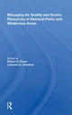 Book cover of: Managing Air Quality and Scenic Resources at National Parks and Wilderness Areas
