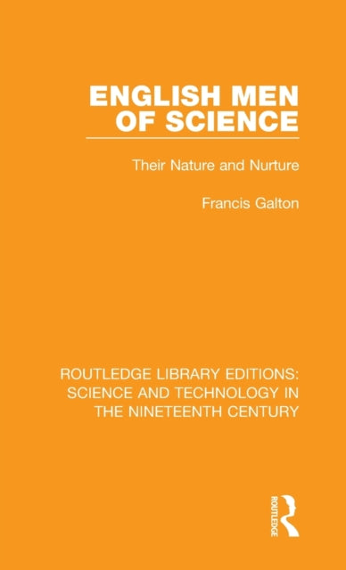 Book cover of: English Men of Science. By: Sir Francis Galton