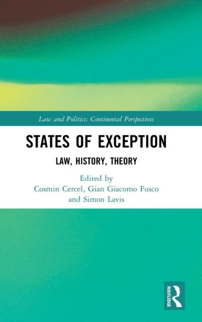 Book cover of: States of Exception. By: Cosmin Cercel
