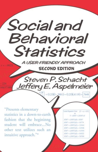 Book cover of: Social and Behavioral Statistics