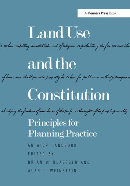 Book cover of: Land Use and the Constitution