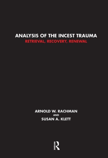 Book cover of: Analysis of the Incest Trauma