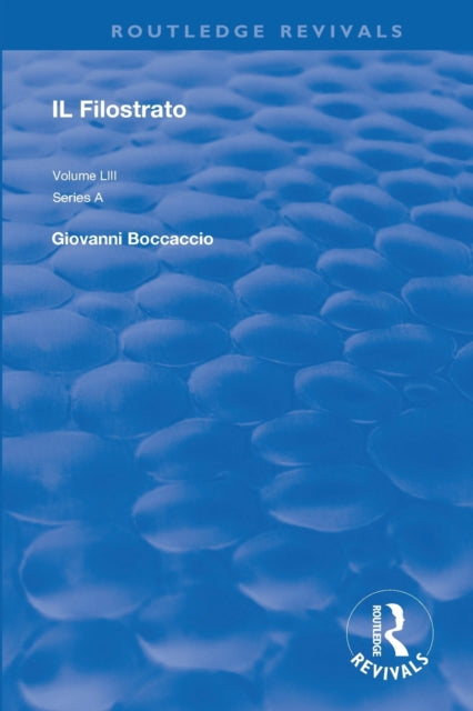Book cover of: Il Filostrato. By: Giovanni Boccaccio