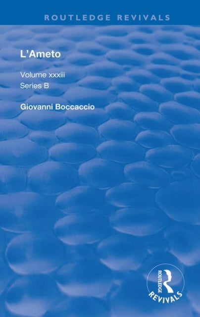 Book cover of: L'Ameto. By: Giovanni Boccaccio