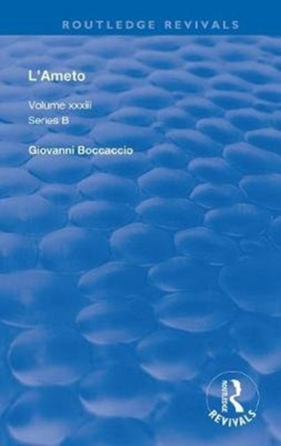 Book cover of: L'Ameto. By: Giovanni Boccaccio