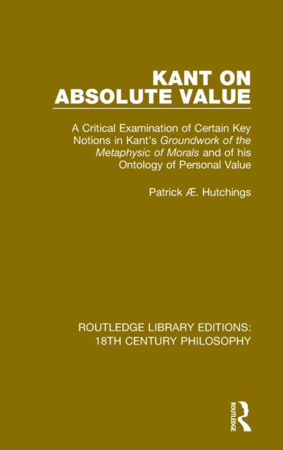 Kant on Absolute Value