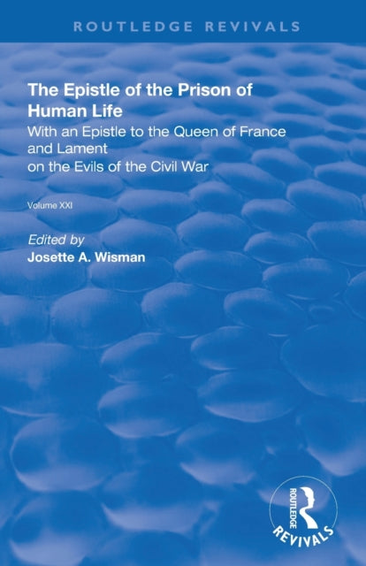 Book cover of: Epistle of the Prison of Human Life. By: Christine